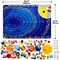 QUOKKA Space Felt Board for Kids 3-5 Years Old - Social Emotional Preschool Learning Activities for Ages 3-5 - Educational Flannel Toy Speech Therapy Gift